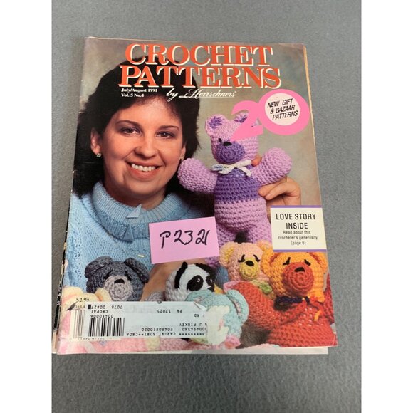 Vintage Leisure Arts Crochet Patterns By Herrschners Lot 1991 - Picture 5 of 5